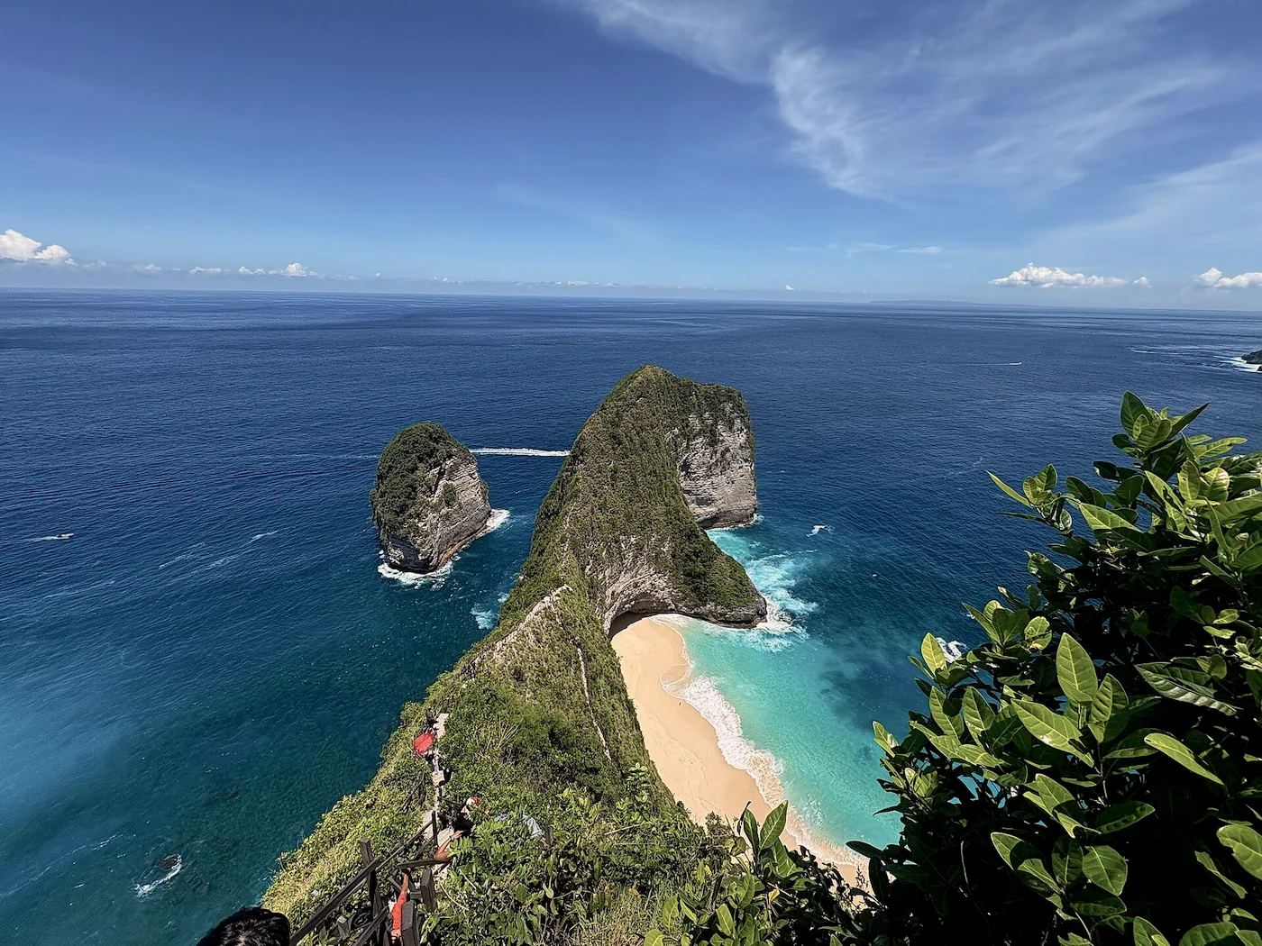 Kelingking, Nusa Penida — la sortie en bateau rapide